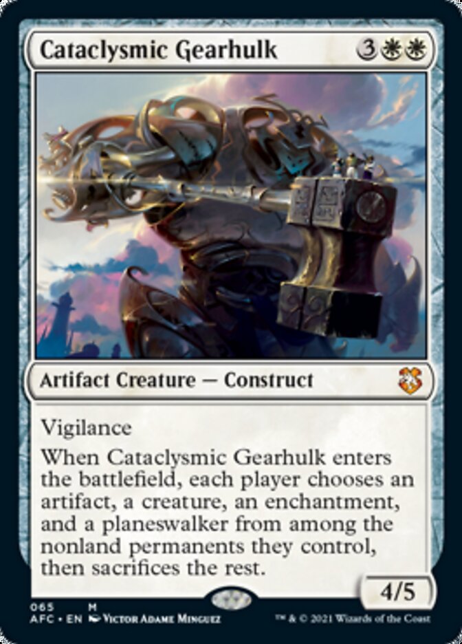 Cataclysmic Gearhulk [Dungeons & Dragons: Adventures in the Forgotten Realms Commander] | Exor Games Truro