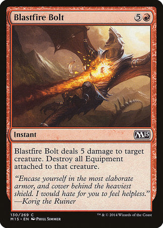 Blastfire Bolt [Magic 2015] | Exor Games Truro