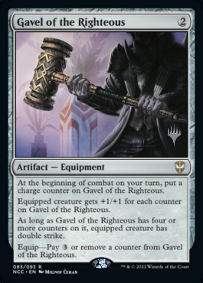 Gavel of the Righteous (Promo Pack) [Streets of New Capenna Commander Promos] | Exor Games Truro