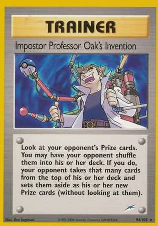 Impostor Professor Oak's Invention (94/105) [Neo Destiny Unlimited] | Exor Games Truro