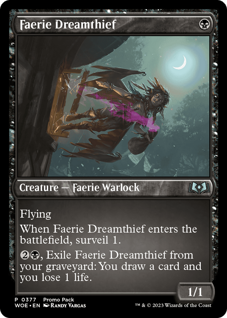 Faerie Dreamthief (Promo Pack) [Wilds of Eldraine Promos] | Exor Games Truro