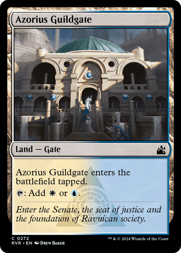 Azorius Guildgate [Ravnica Remastered] | Exor Games Truro