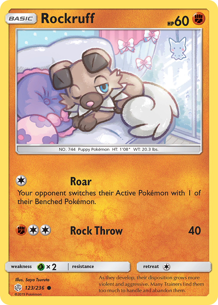 Rockruff (123/236) [Sun & Moon: Cosmic Eclipse] | Exor Games Truro