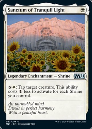 Sanctum of Tranquil Light [Core Set 2021] | Exor Games Truro