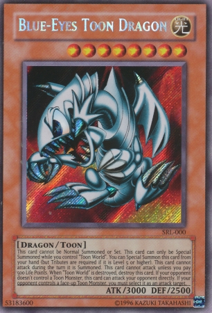 Blue-Eyes Toon Dragon [SRL-000] Secret Rare | Exor Games Truro