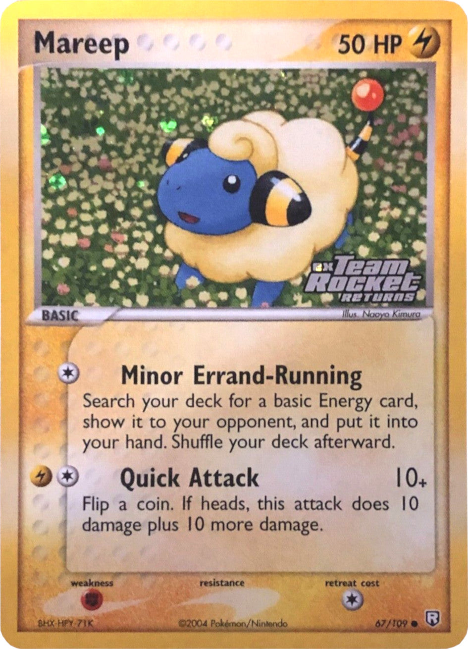 Mareep (67/109) (Stamped) [EX: Team Rocket Returns] | Exor Games Truro