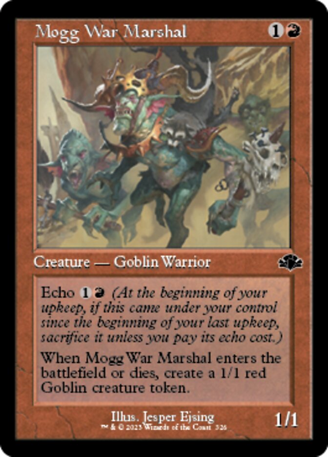 Mogg War Marshal (Retro) [Dominaria Remastered] | Exor Games Truro