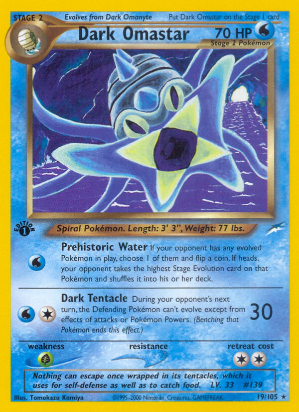 Dark Omastar (19/105) [Neo Destiny 1st Edition] | Exor Games Truro
