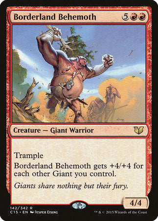 Borderland Behemoth [Commander 2015] | Exor Games Truro