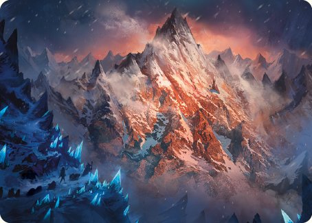 Mountain Art Card [The Lord of the Rings: Tales of Middle-earth Art Series] | Exor Games Truro