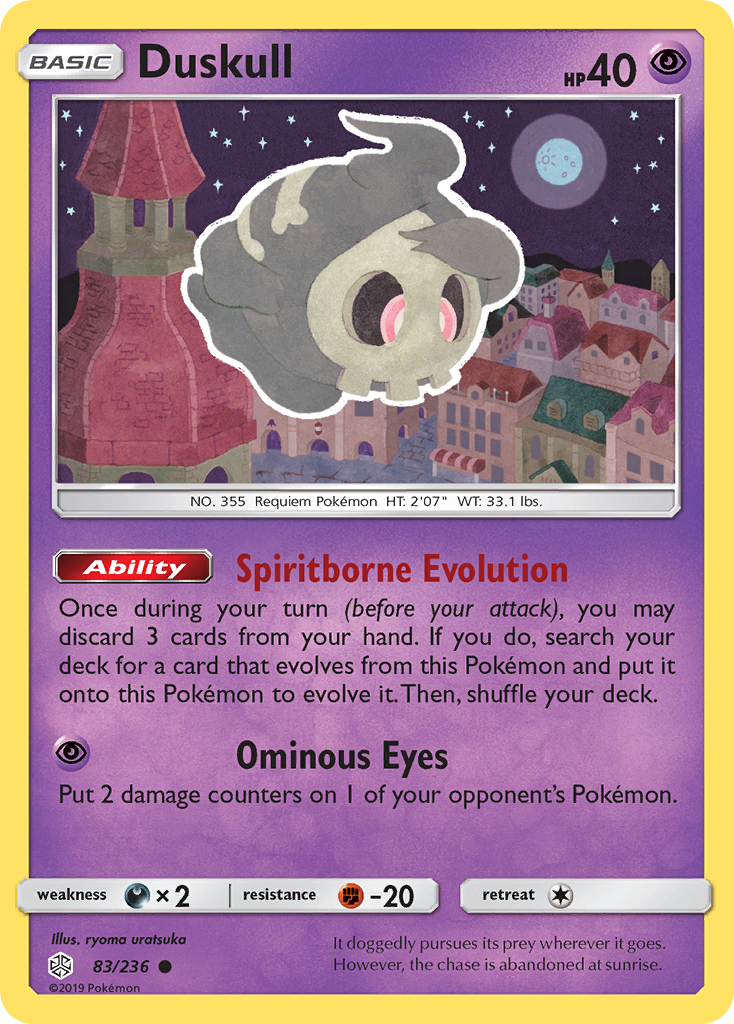 Duskull (83/236) [Sun & Moon: Cosmic Eclipse] | Exor Games Truro