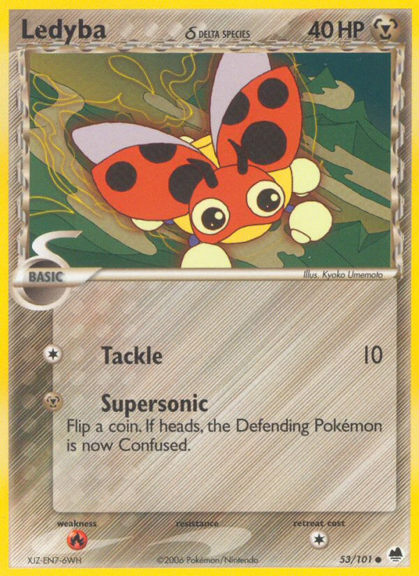 Ledyba (53/101) (Delta Species) [EX: Dragon Frontiers] | Exor Games Truro