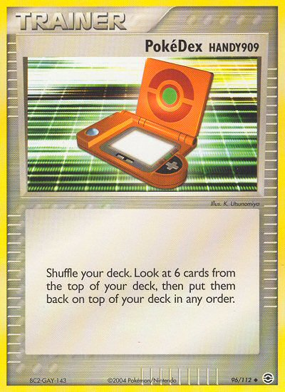 PokeDex HANDY909 (96/112) [EX: FireRed & LeafGreen] | Exor Games Truro