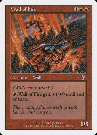 Wall of Fire [Seventh Edition] | Exor Games Truro