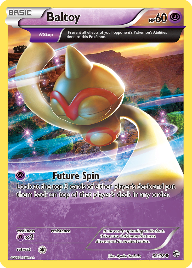 Baltoy (32/98) [XY: Ancient Origins] | Exor Games Truro