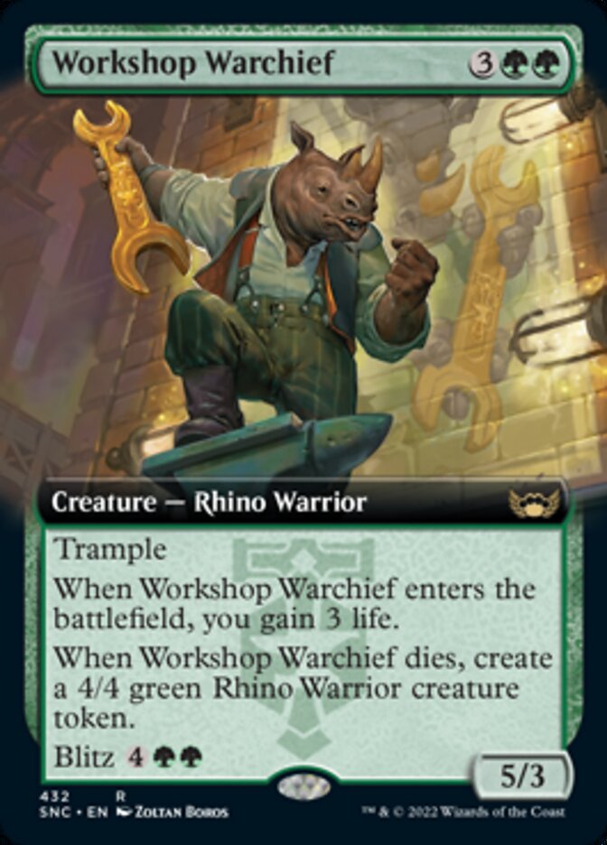 Workshop Warchief (Extended Art) [Streets of New Capenna] | Exor Games Truro