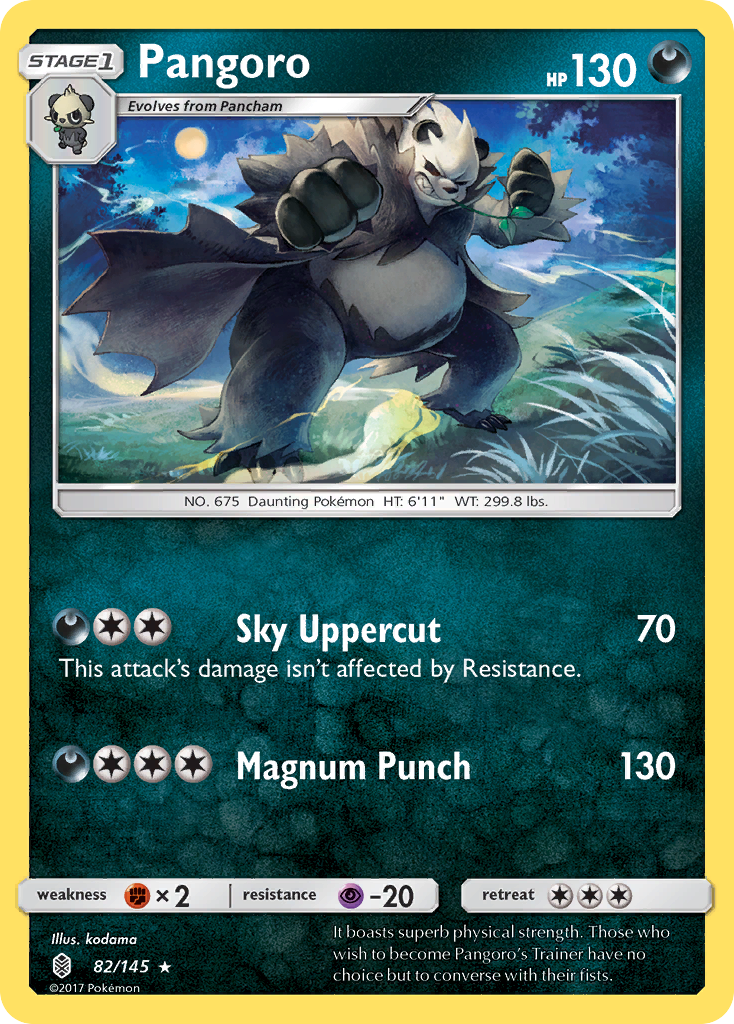 Pangoro (82/145) [Sun & Moon: Guardians Rising] | Exor Games Truro