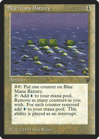 Blue Mana Battery [Legends] | Exor Games Truro