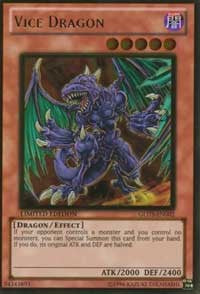 Vice Dragon [GLD3-EN002] Gold Rare | Exor Games Truro