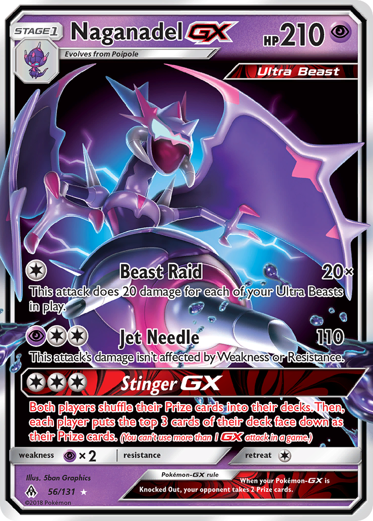 Naganadel GX (56/131) [Sun & Moon: Forbidden Light] | Exor Games Truro