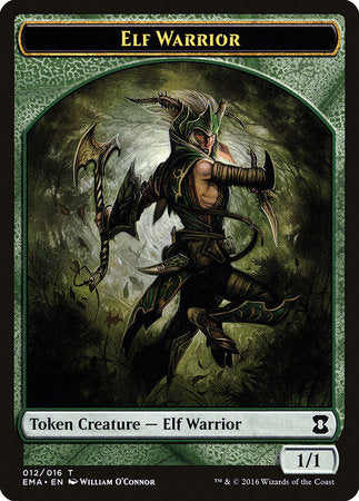 Elf Warrior Token [Eternal Masters Tokens] | Exor Games Truro