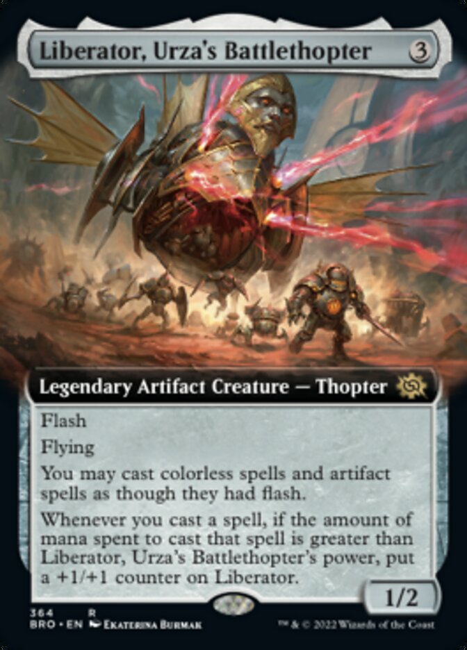 Liberator, Urza's Battlethopter (Extended Art) [The Brothers' War] | Exor Games Truro
