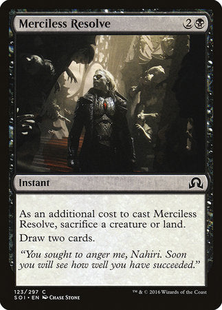 Merciless Resolve [Shadows over Innistrad] | Exor Games Truro