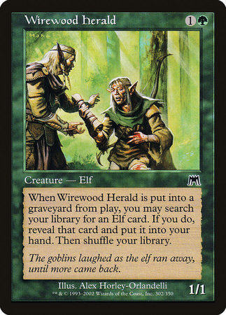 Wirewood Herald [Onslaught] | Exor Games Truro