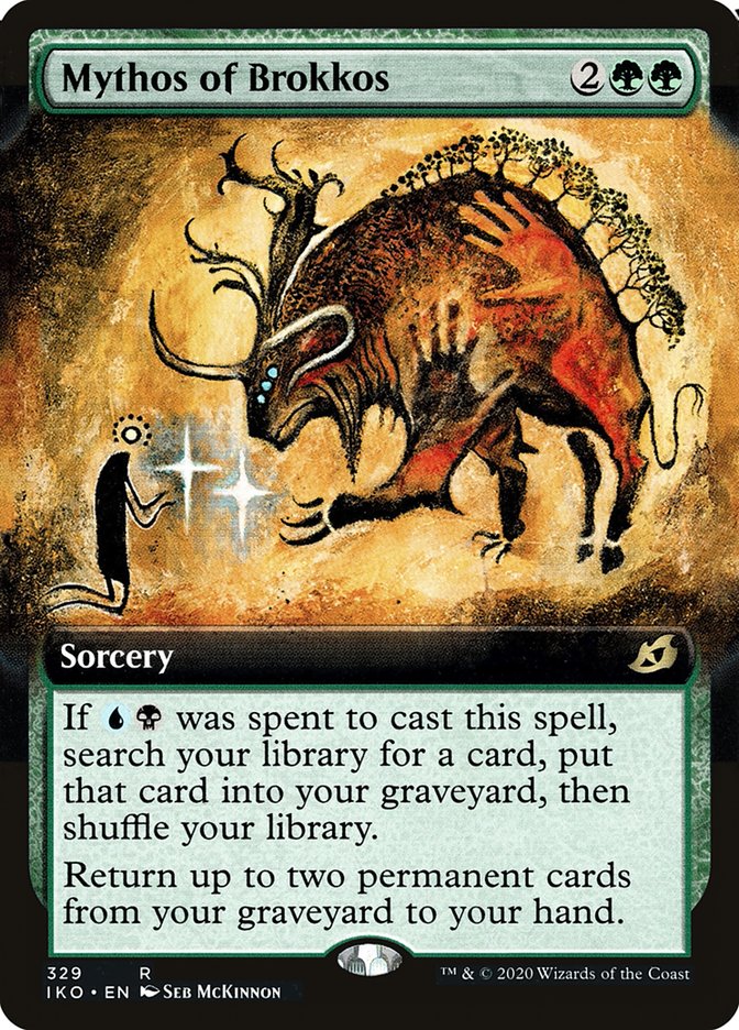 Mythos of Brokkos (Extended Art) [Ikoria: Lair of Behemoths] | Exor Games Truro
