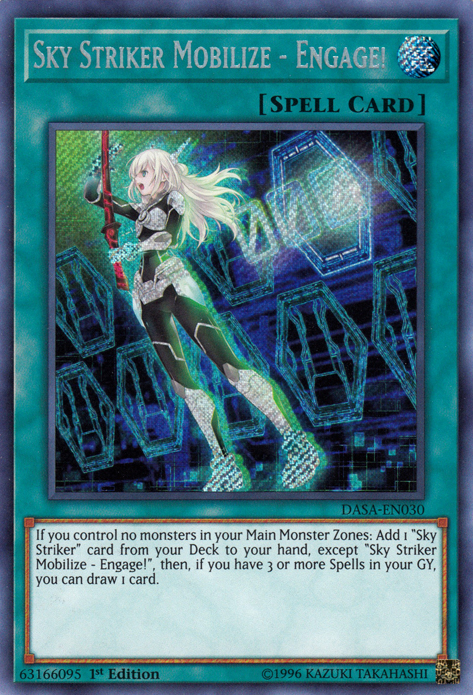 Sky Striker Mobilize - Engage! [DASA-EN030] Secret Rare | Exor Games Truro