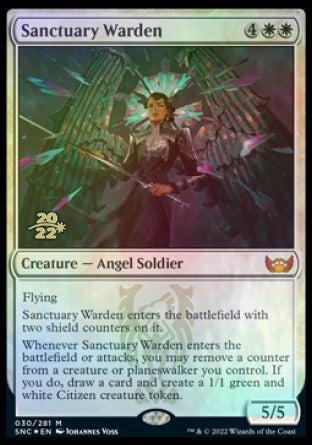 Sanctuary Warden [Streets of New Capenna Prerelease Promos] | Exor Games Truro