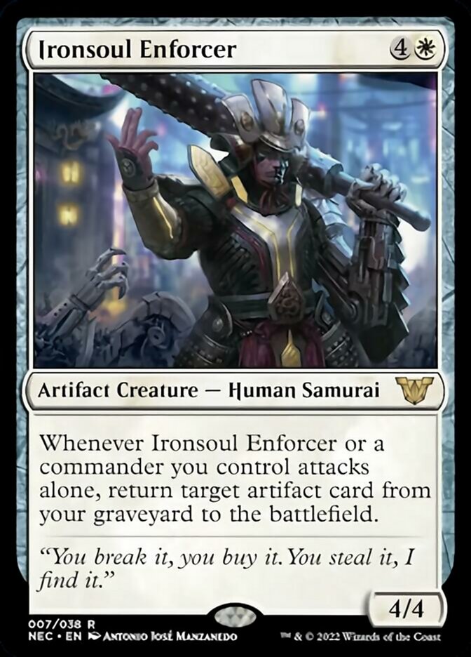 Ironsoul Enforcer [Kamigawa: Neon Dynasty Commander] | Exor Games Truro