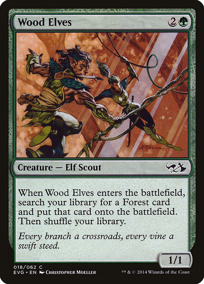 Wood Elves (Elves vs. Goblins) [Duel Decks Anthology] | Exor Games Truro