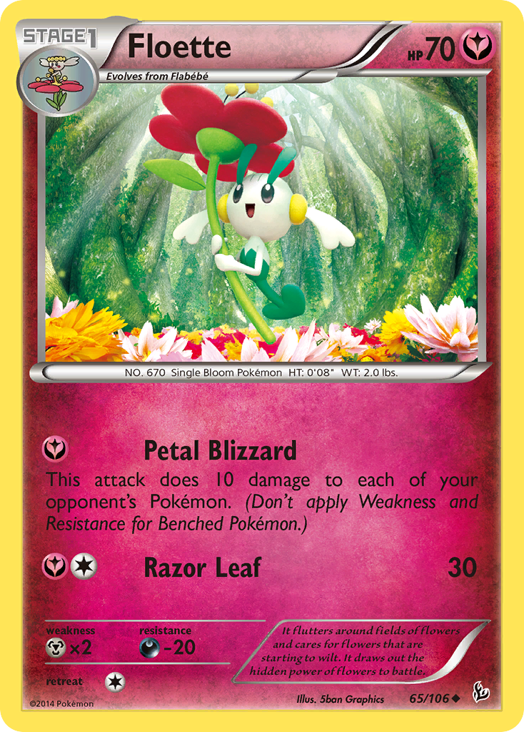 Floette (65/106) [XY: Flashfire] | Exor Games Truro