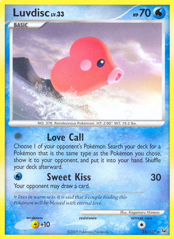 Luvdisc (35/127) [Platinum: Base Set] | Exor Games Truro