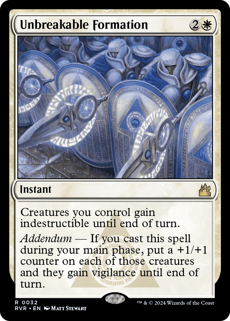 Unbreakable Formation [Ravnica Remastered] | Exor Games Truro