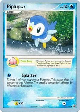 Piplup LV.8 (72/100) (Empotech - Dylan Lefavour) [World Championships 2008] | Exor Games Truro