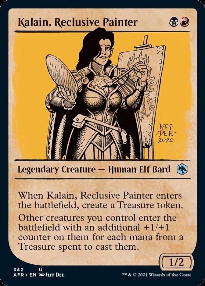 Kalain, Reclusive Painter (Showcase) [Dungeons & Dragons: Adventures in the Forgotten Realms] | Exor Games Truro