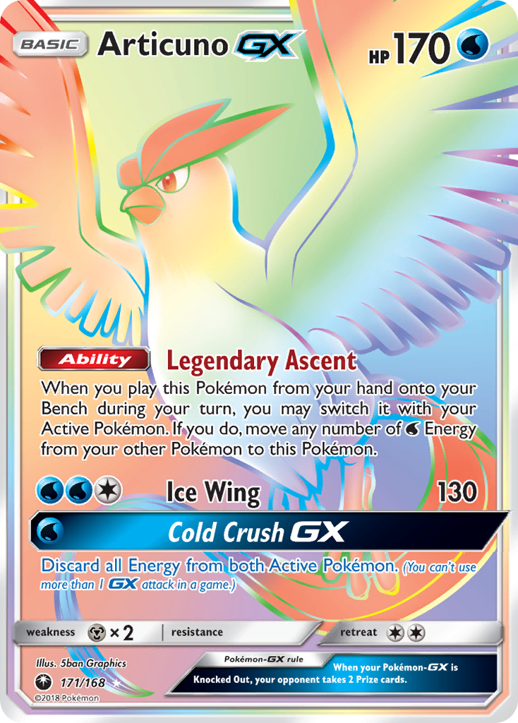 Articuno GX (171/168) [Sun & Moon: Celestial Storm] | Exor Games Truro