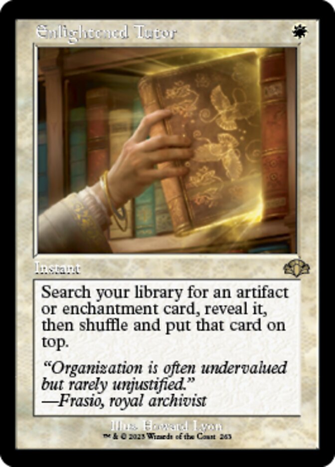 Enlightened Tutor (Retro) [Dominaria Remastered] | Exor Games Truro