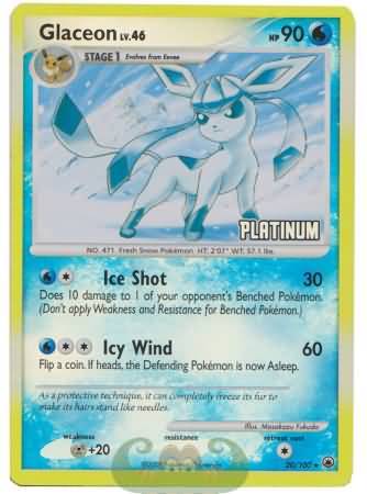 Glaceon (20/100) [Burger King Promos: 2009 Collection] | Exor Games Truro