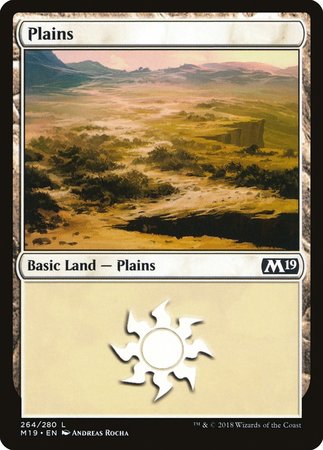 Plains (264) [Core Set 2019] | Exor Games Truro