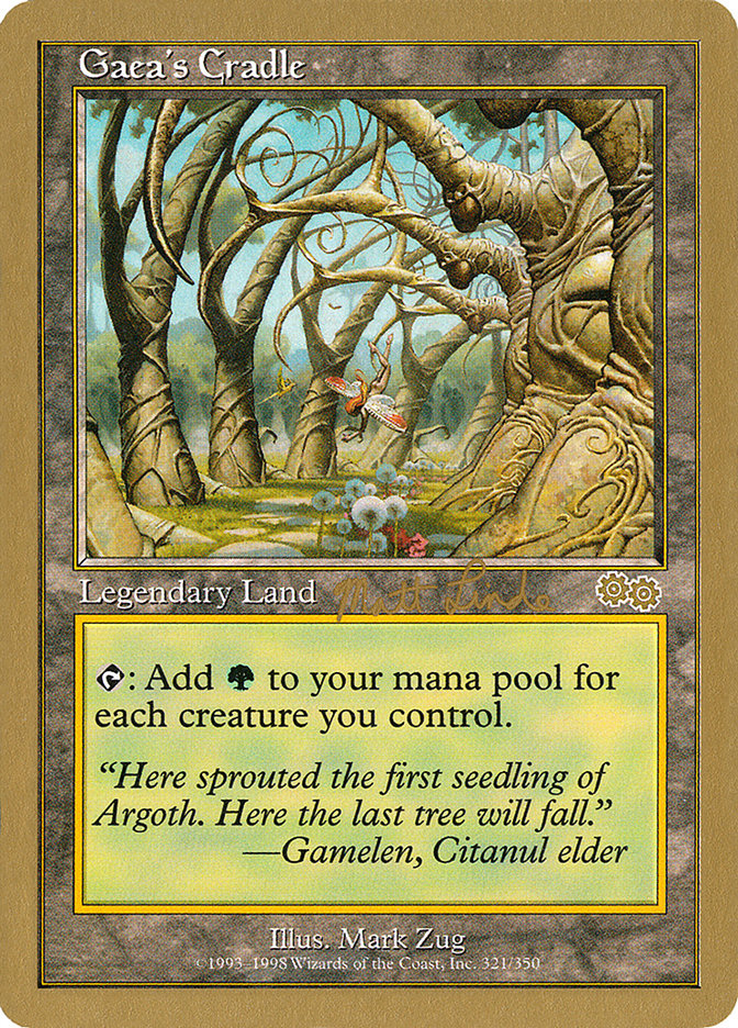 Gaea's Cradle (Matt Linde) [World Championship Decks 1999] | Exor Games Truro