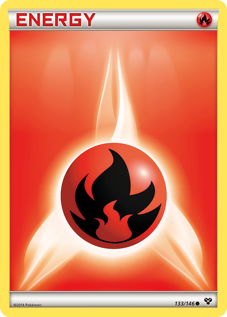 Fire Energy (133/146) [XY: Base Set] | Exor Games Truro