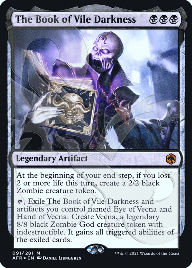 The Book of Vile Darkness (Ampersand Promo) [Dungeons & Dragons: Adventures in the Forgotten Realms Promos] | Exor Games Truro