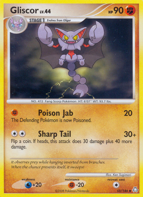 Gliscor (55/146) [Diamond & Pearl: Legends Awakened] | Exor Games Truro