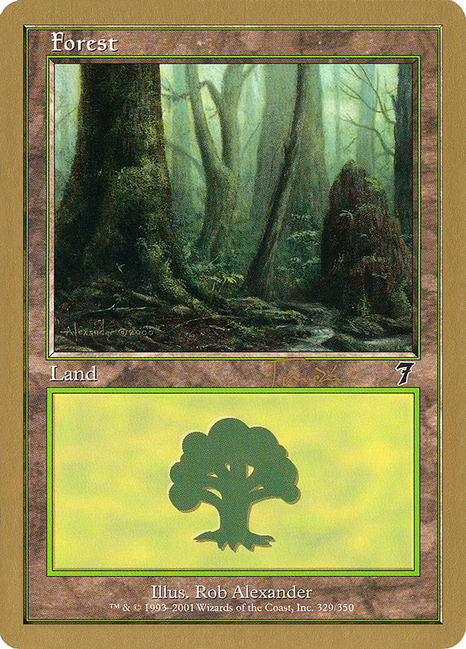 Forest (jt329) (Jan Tomcani) [World Championship Decks 2001] | Exor Games Truro