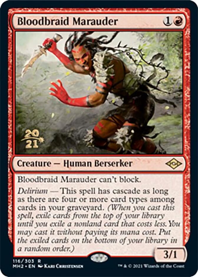 Bloodbraid Marauder [Modern Horizons 2 Prerelease Promos] | Exor Games Truro