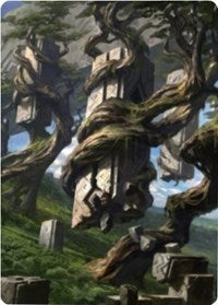 Forest 2 Art Card [Zendikar Rising Art Series] | Exor Games Truro