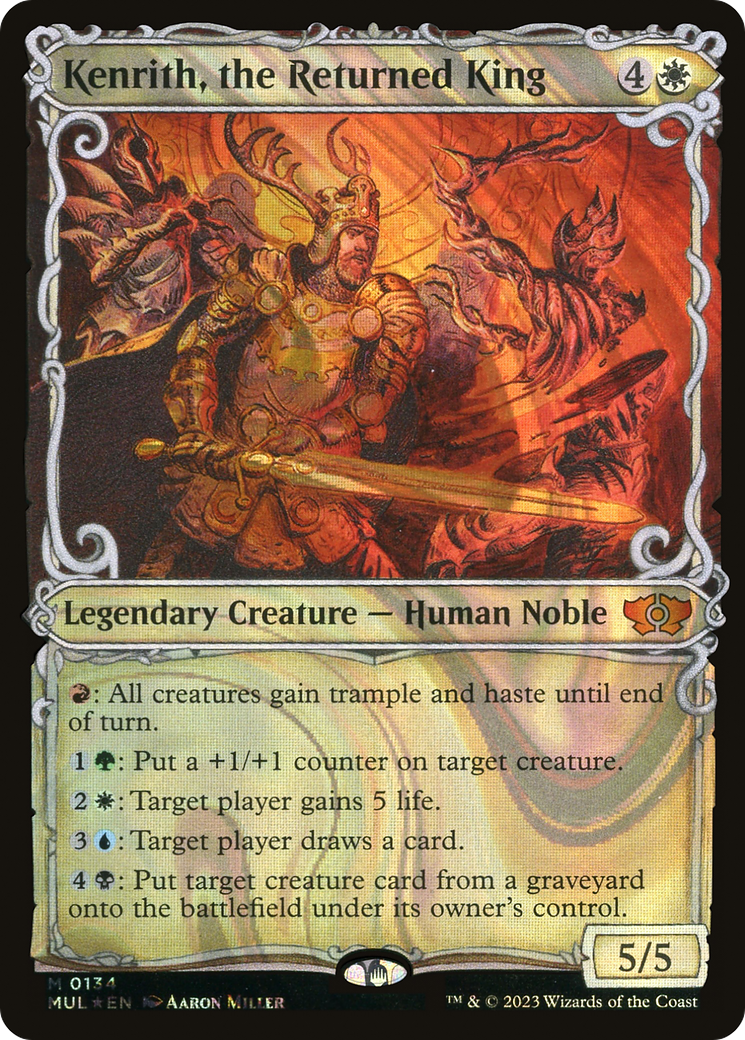 Kenrith, the Returned King (Halo Foil) [Multiverse Legends] | Exor Games Truro